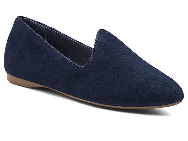 Birdies Heron Suede Flat (Navy Suede) Women's Shoes Product Image