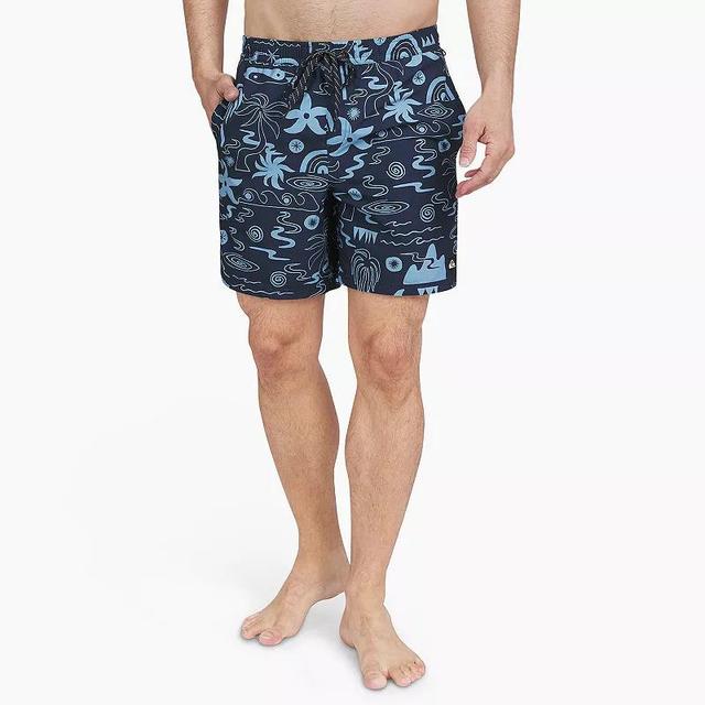 Mens Quiksilver 6.5 Beachside Print Volley Swim Shorts Product Image