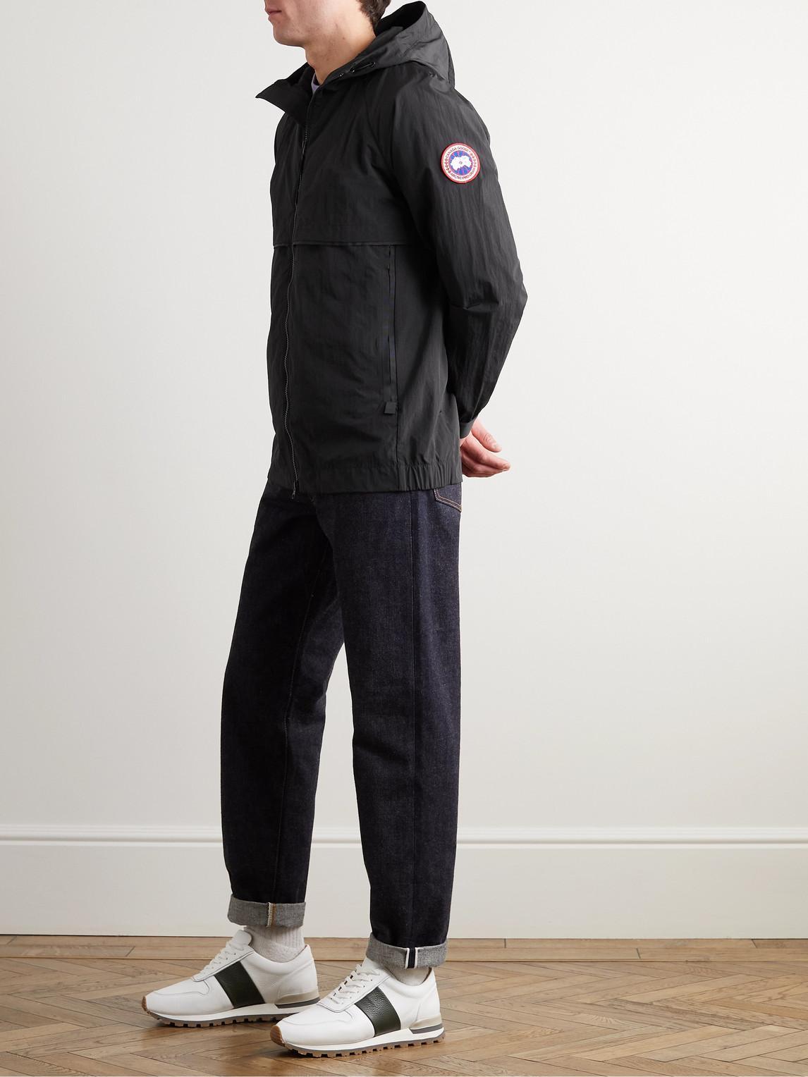 CANADA GOOSE Faber Logo-appliquéd Shell Hooded Jacket In Black Product Image