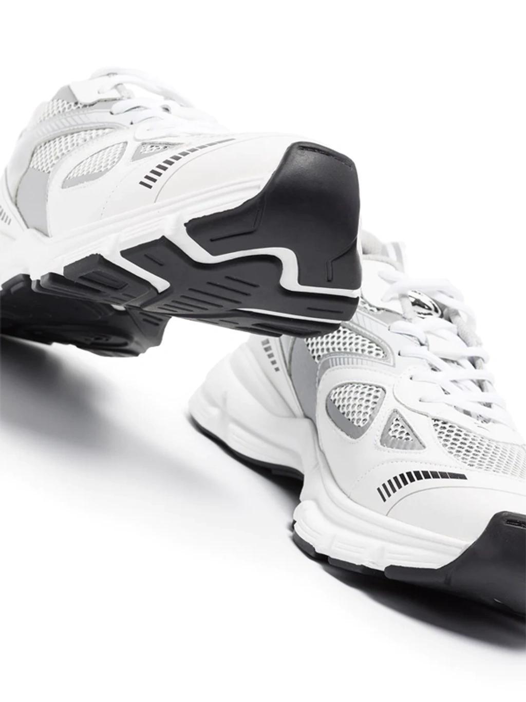 AXEL ARIGATO Marathon Sneakers In White Silver Product Image