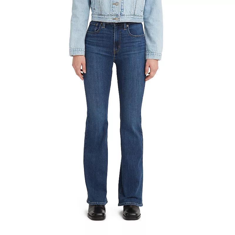 Womens Levis 726 High-Rise Flare Jeans Light Blue Product Image