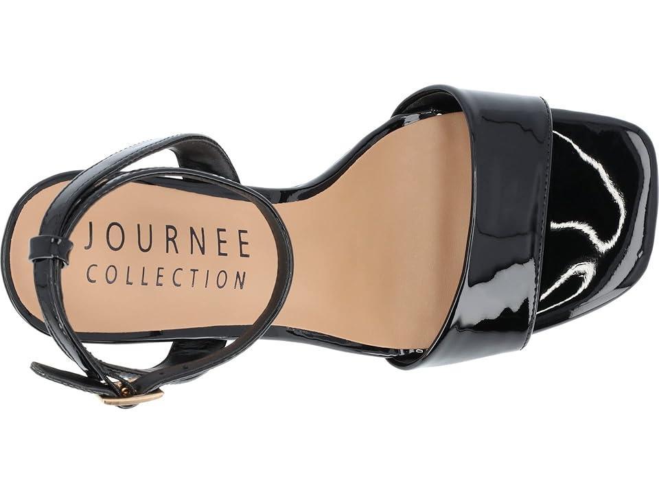 Journee Collection Konna Tru Comfort Foam Womens Wedge Sandals Black Product Image