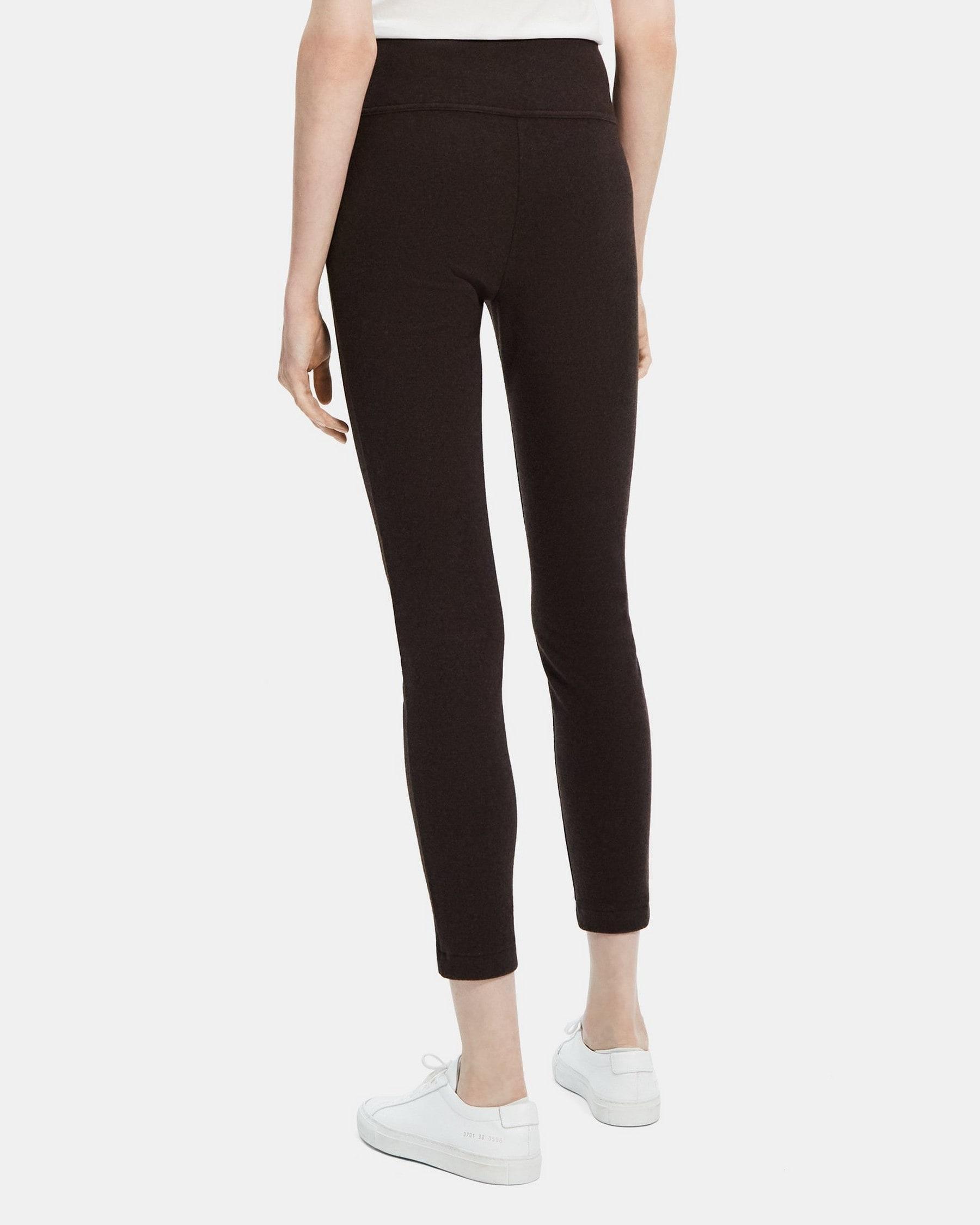 Yoke Legging in Marled Compact Knit Product Image