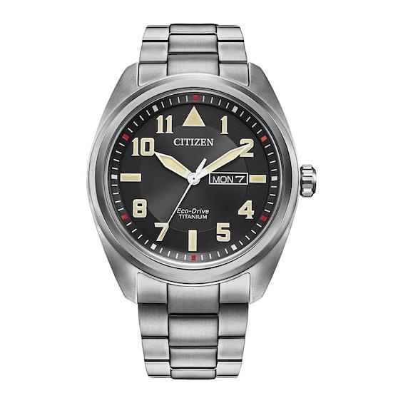 Men's Citizen Eco-DriveÂ® Garrison Super Titaniumâ¢ Watch with Black Dial (Model: Bm8560-53E) Product Image