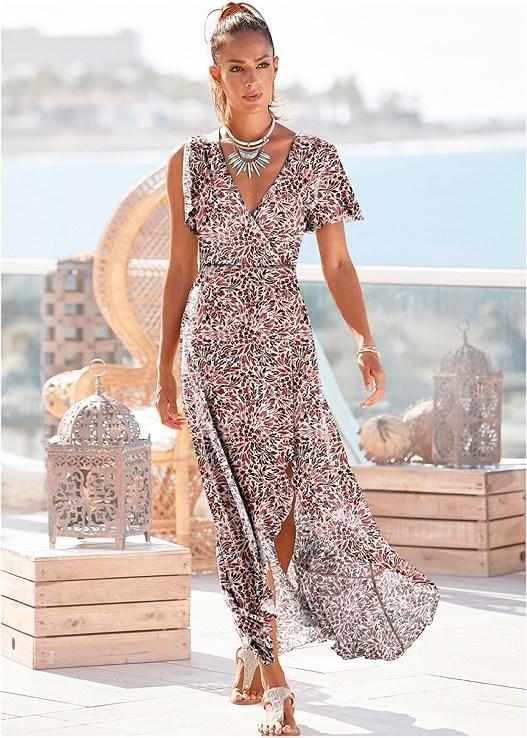 Surplice Maxi Dress Product Image