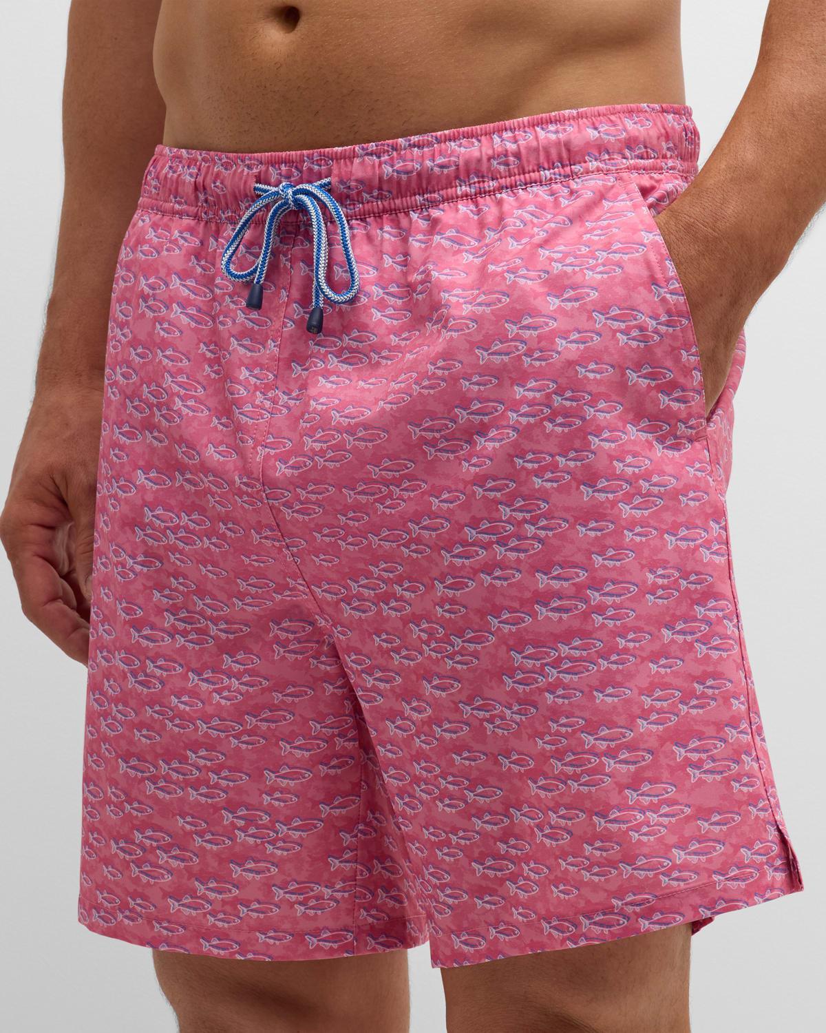 Mens School of Fish Swim Trunks Product Image