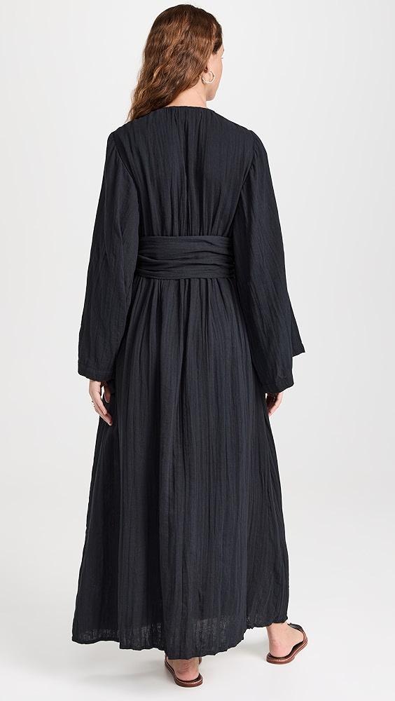 MARA HOFFMAN Blair Long Sleeve Deep-V Maxi Dress | Shopbop Product Image