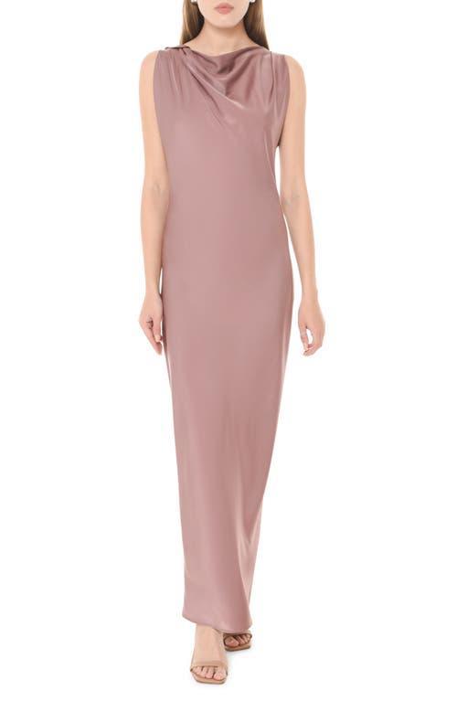 WAYF Cowl Neck Maxi Dress Product Image