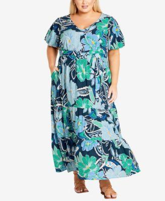 Plus Size Raina Maxi Dress Product Image