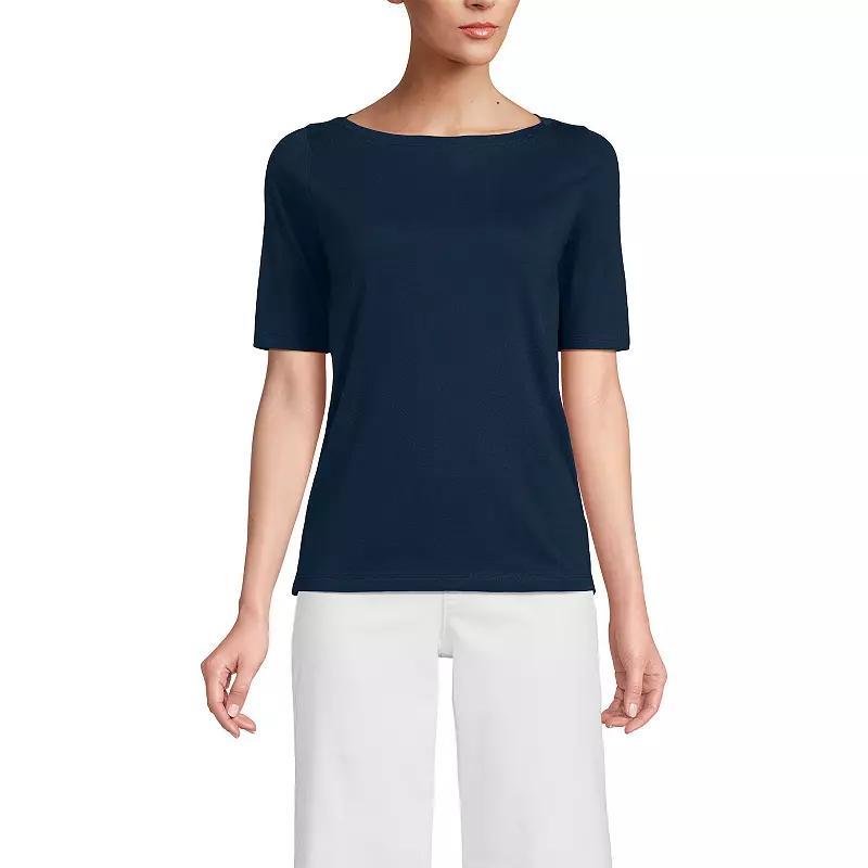 Womens Lands End Supima Top Product Image