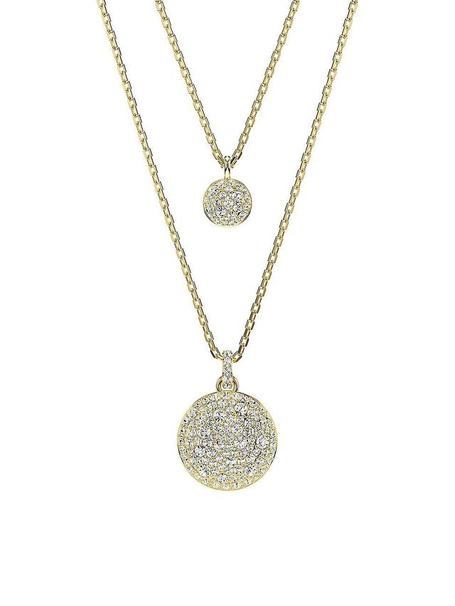 Womens Millenia Goldtone & Octagon-Cut Crystal Necklace Product Image