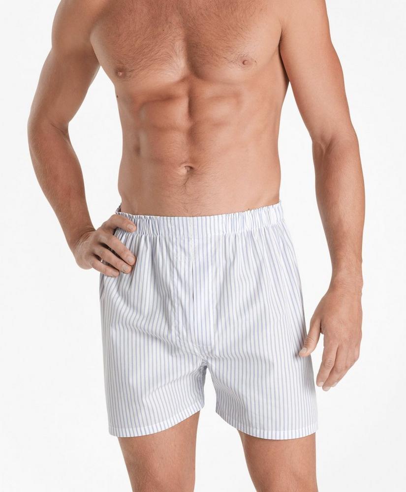 Cotton Broadcloth Ground Stripe Boxers Product Image