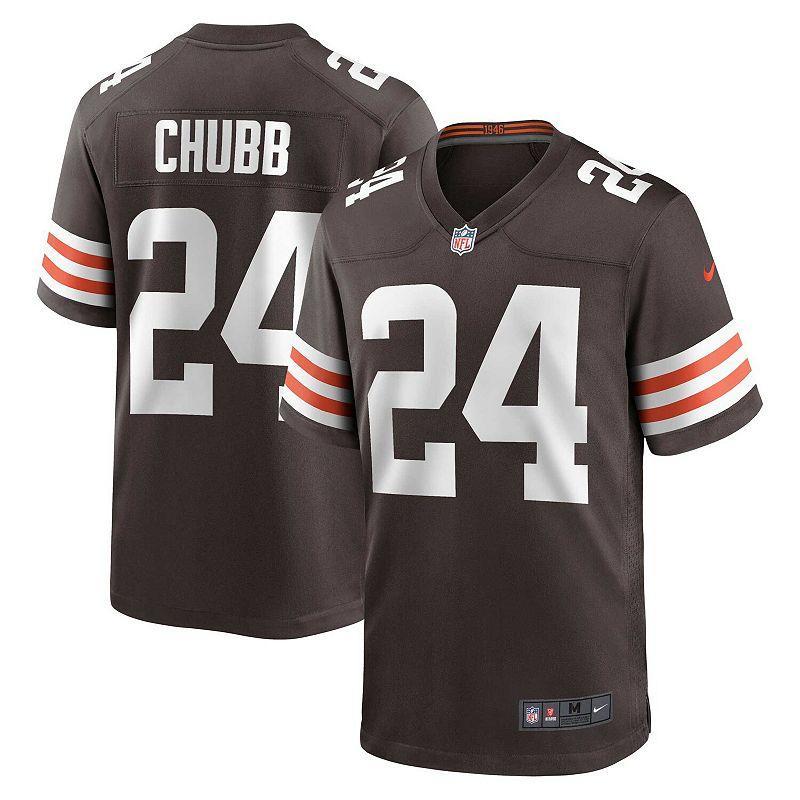 Mens Nike Nick Chubb Cleveland s Game Jersey Product Image