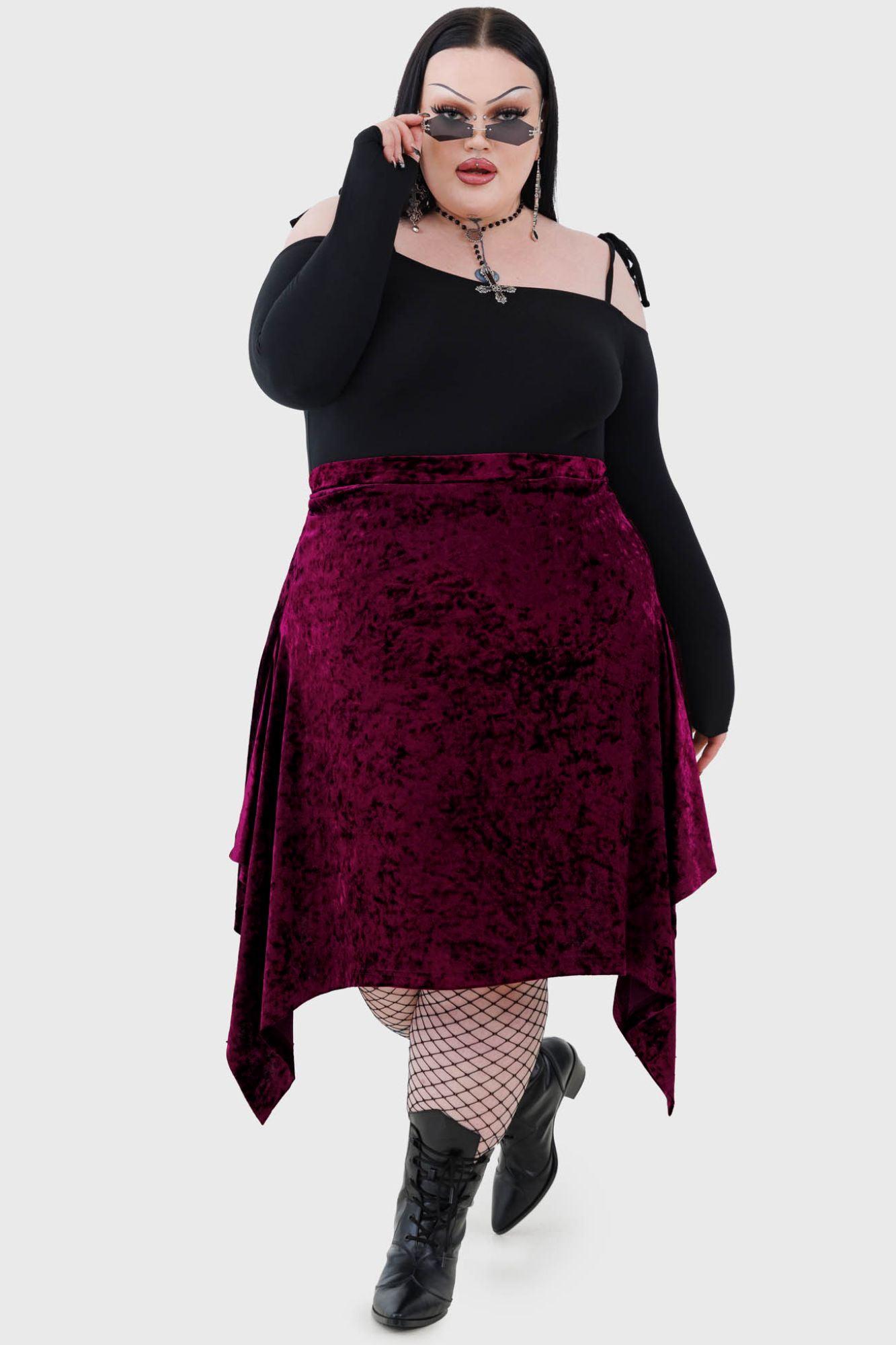 Tinted Sorrow Skirt [PLUS] Female Product Image