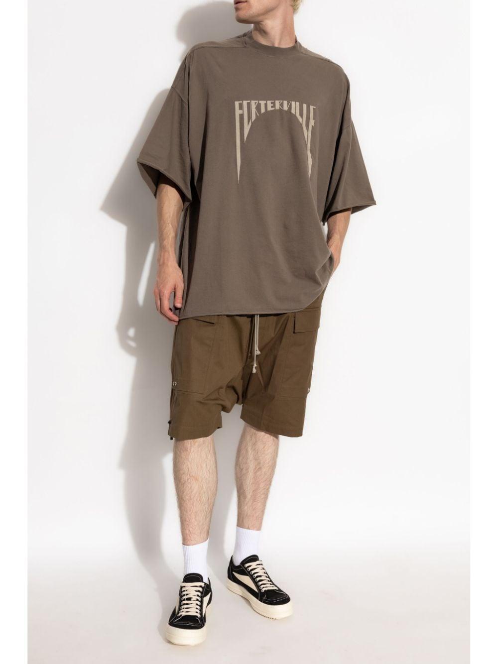 RICK OWENS Tommy T Porterville T-shirt In Brown Product Image