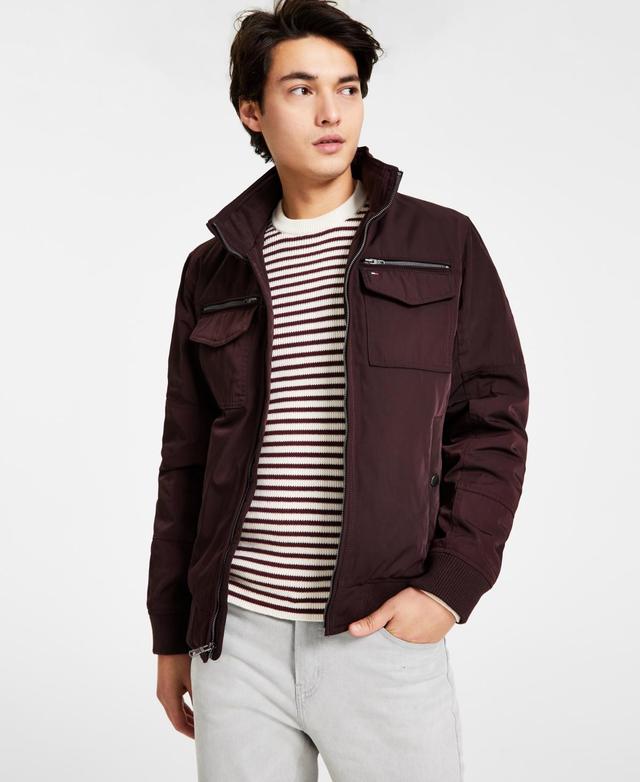 Tommy Hilfiger Mens Four-Pocket Filled Performance Bomber Jacket Product Image