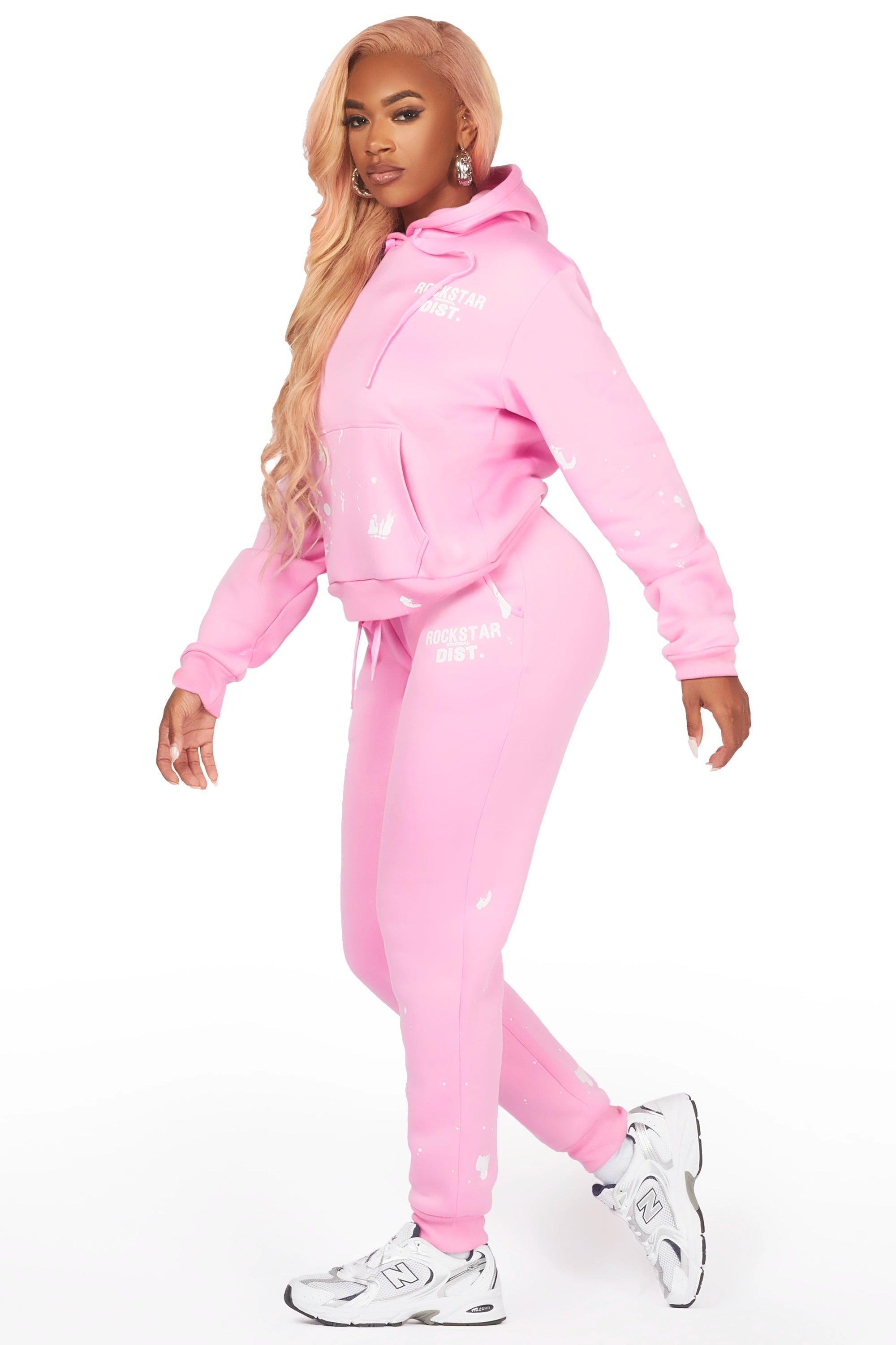 Hadley Light Pink Jogger Trackset Female Product Image