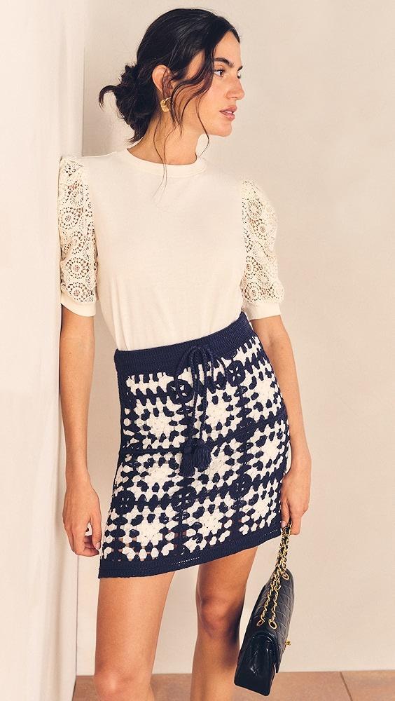 FRAME Crochet Tassel Skirt | Shopbop Product Image