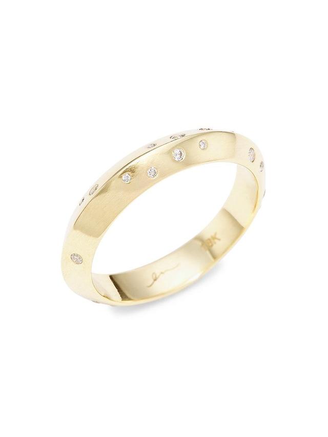 Womens Constellation 18K Yellow Gold & Diamond Ring Product Image