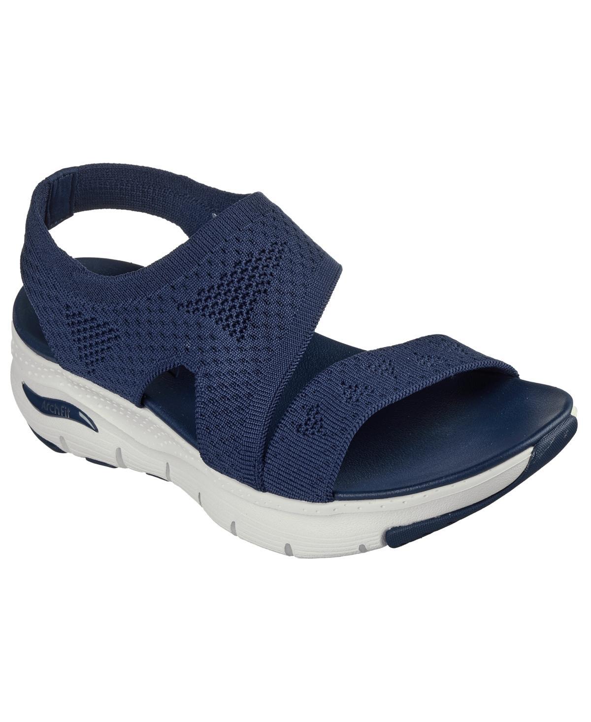 Skechers Womens Cali Arch Fit - Brightest Day Slip-On Sandals from Finish Line Product Image