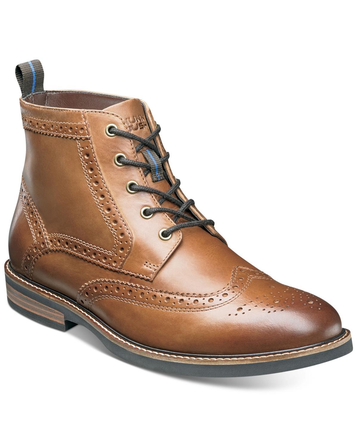 Nunn Bush Shoes Odell Wingtip Boot Brown CH Product Image