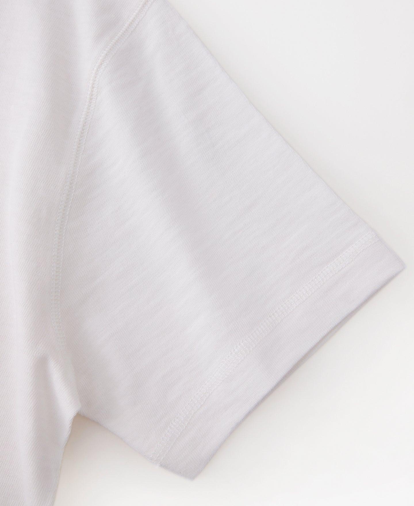 10.5 oz US Cotton Tubular Gusset T-Shirt - White Product Image