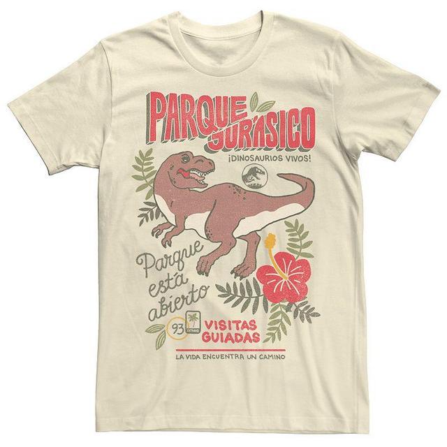 Mens Jurassic Park Spanish Opening Day Poster Tee Product Image