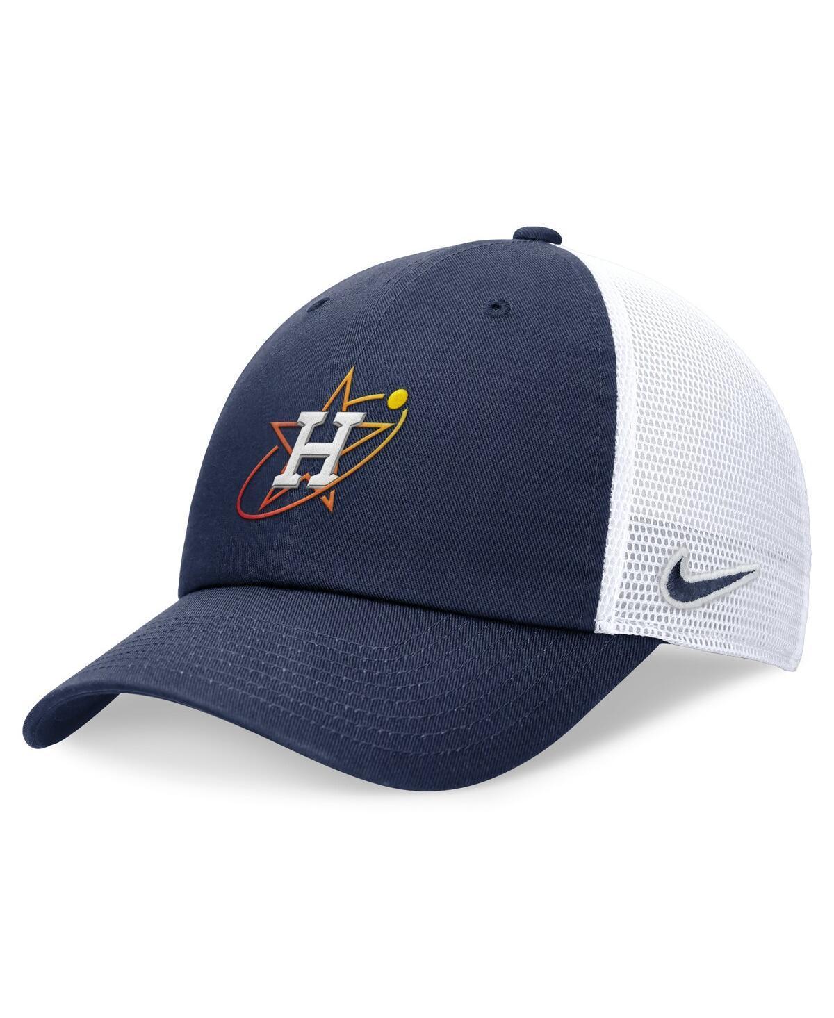 Mens Nike Houston Astros Cooperstown Collection Rewind Club Trucker Adjustable Hat Blue Product Image