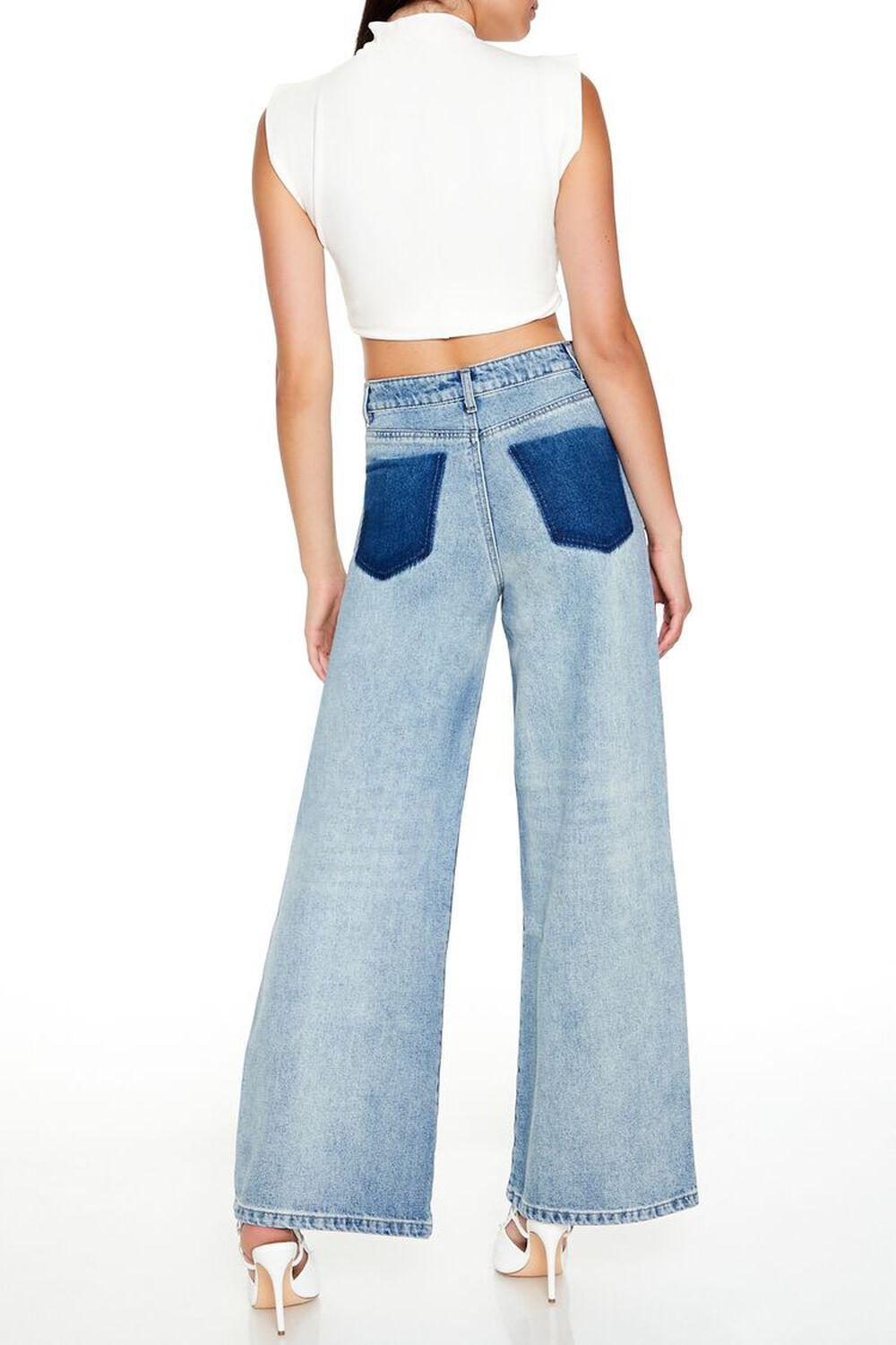 Reworked High-Rise Wide-Leg Jeans | Forever 21 Product Image