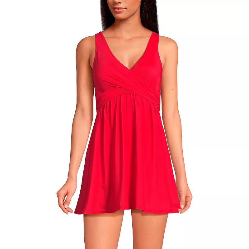 Womens Lands End One-Piece Swim Dress Product Image