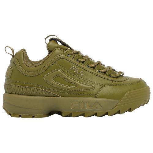 FILA Womens Disruptor II Premium Lace-Up Chunky Platform Retro Sneakers Product Image