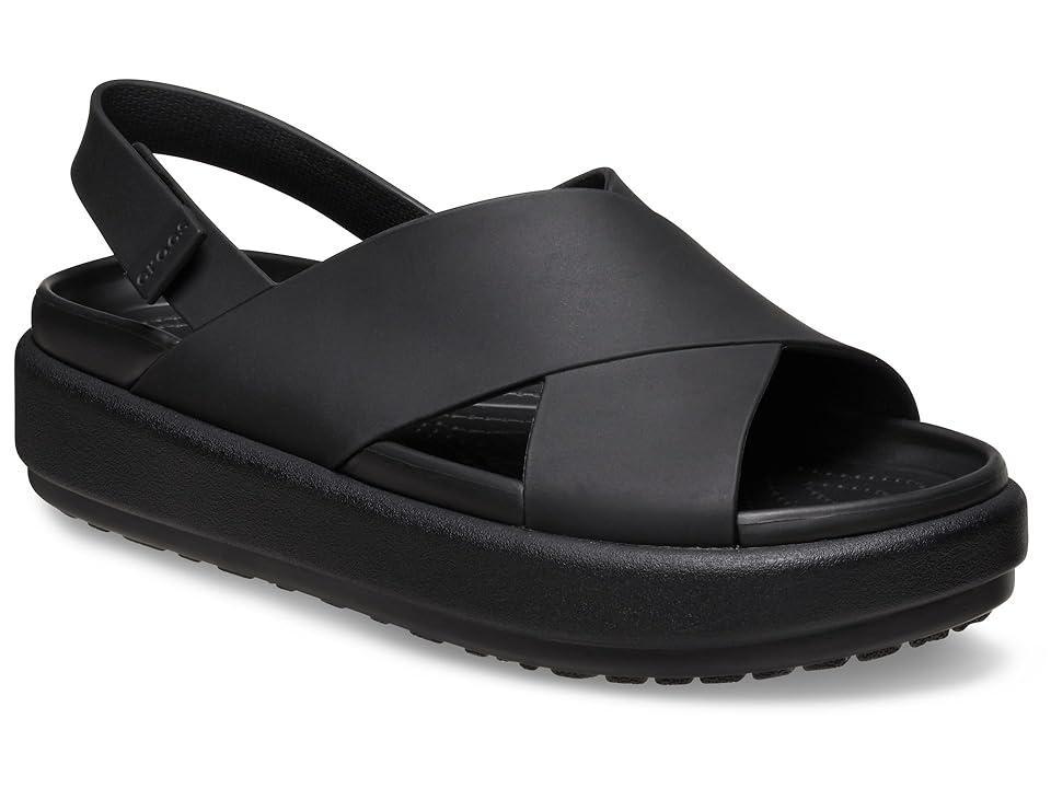 Crocs Brooklyn Luxe Cross Strap Women's Shoes Product Image