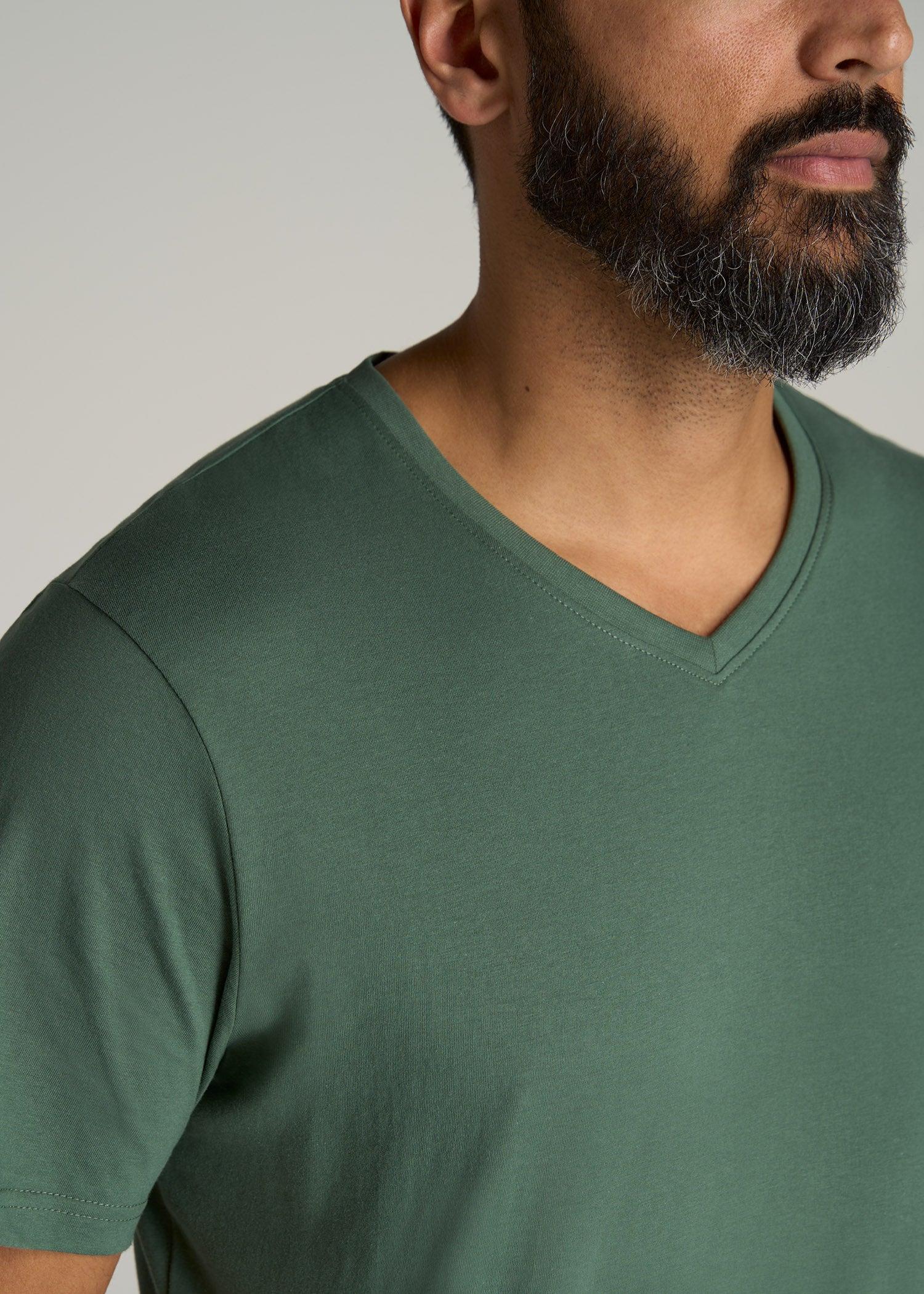 The Everyday REGULAR-FIT V-Neck Tall Men's T-Shirt in Forest Green Male Product Image