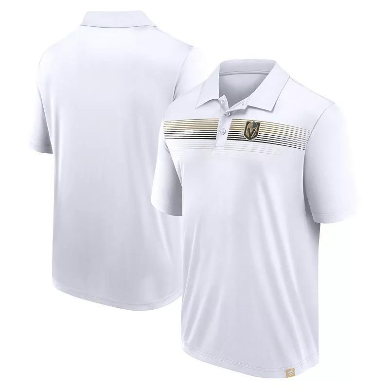 Mens Fanatics White Vegas Golden Knights Victory For Us Interlock Polo Product Image