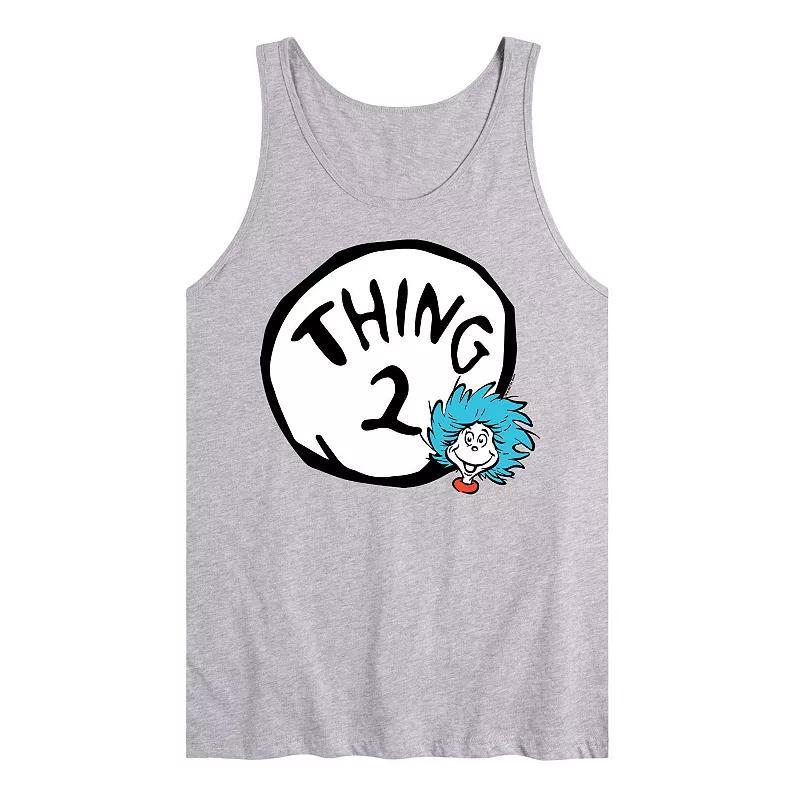 Mens Dr Seuss Thing Two Graphic Tank Top Product Image