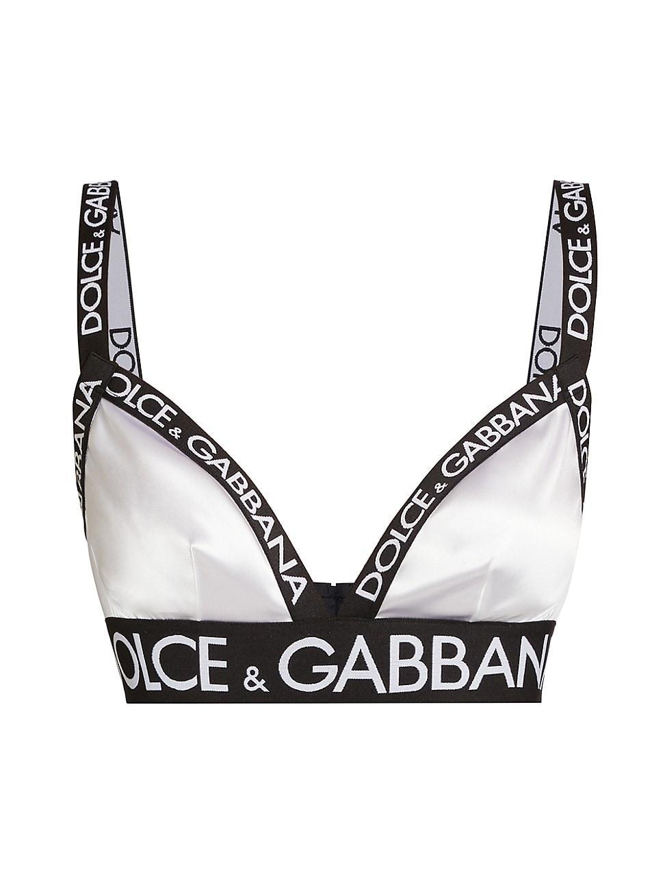 Womens Logo Tape Triangle Bra Product Image