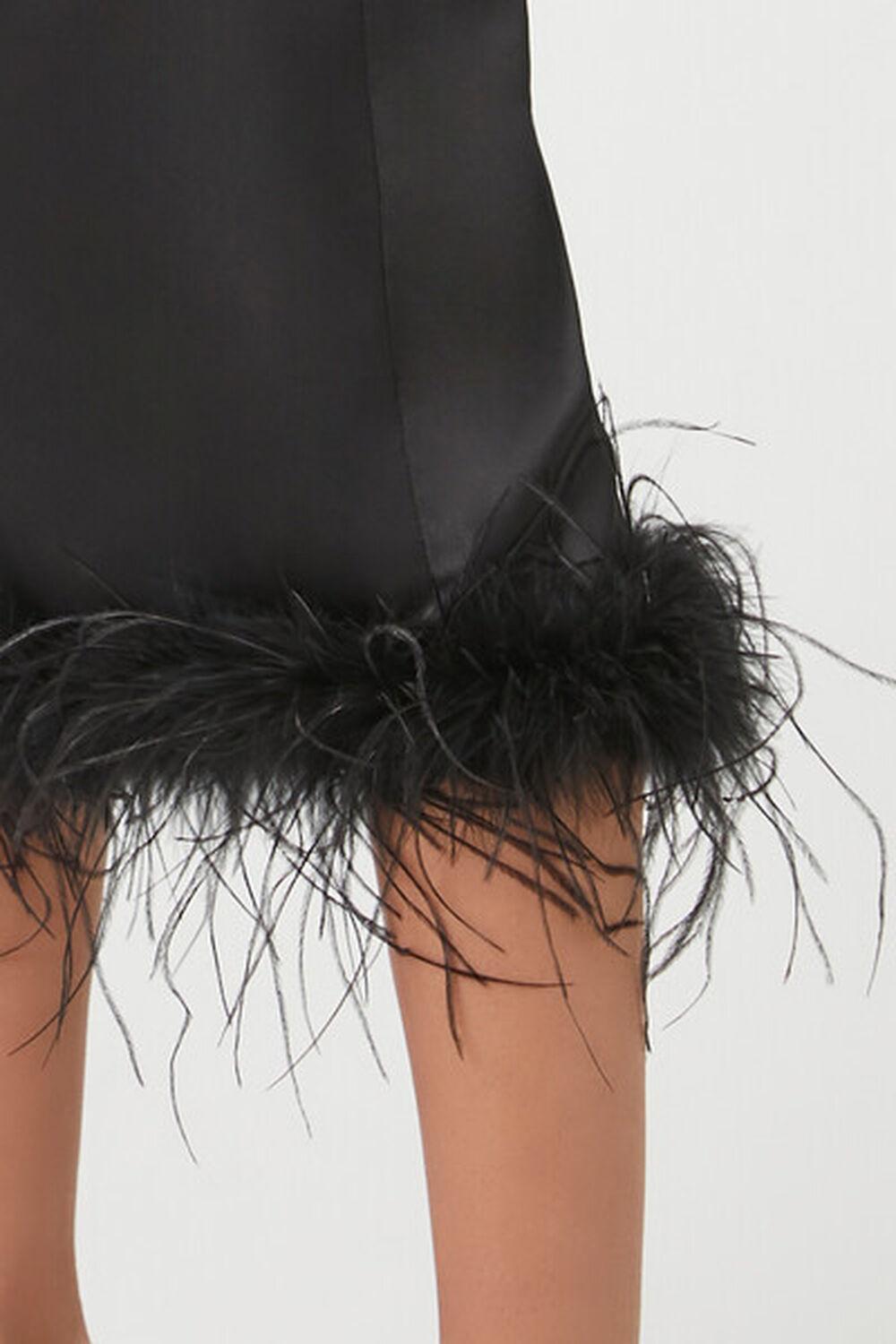 Feather-Trim Maxi Skirt | Forever 21 Product Image