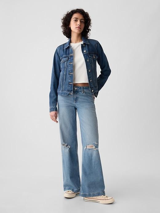 Low Rise Stride Wide-Leg Jeans product image