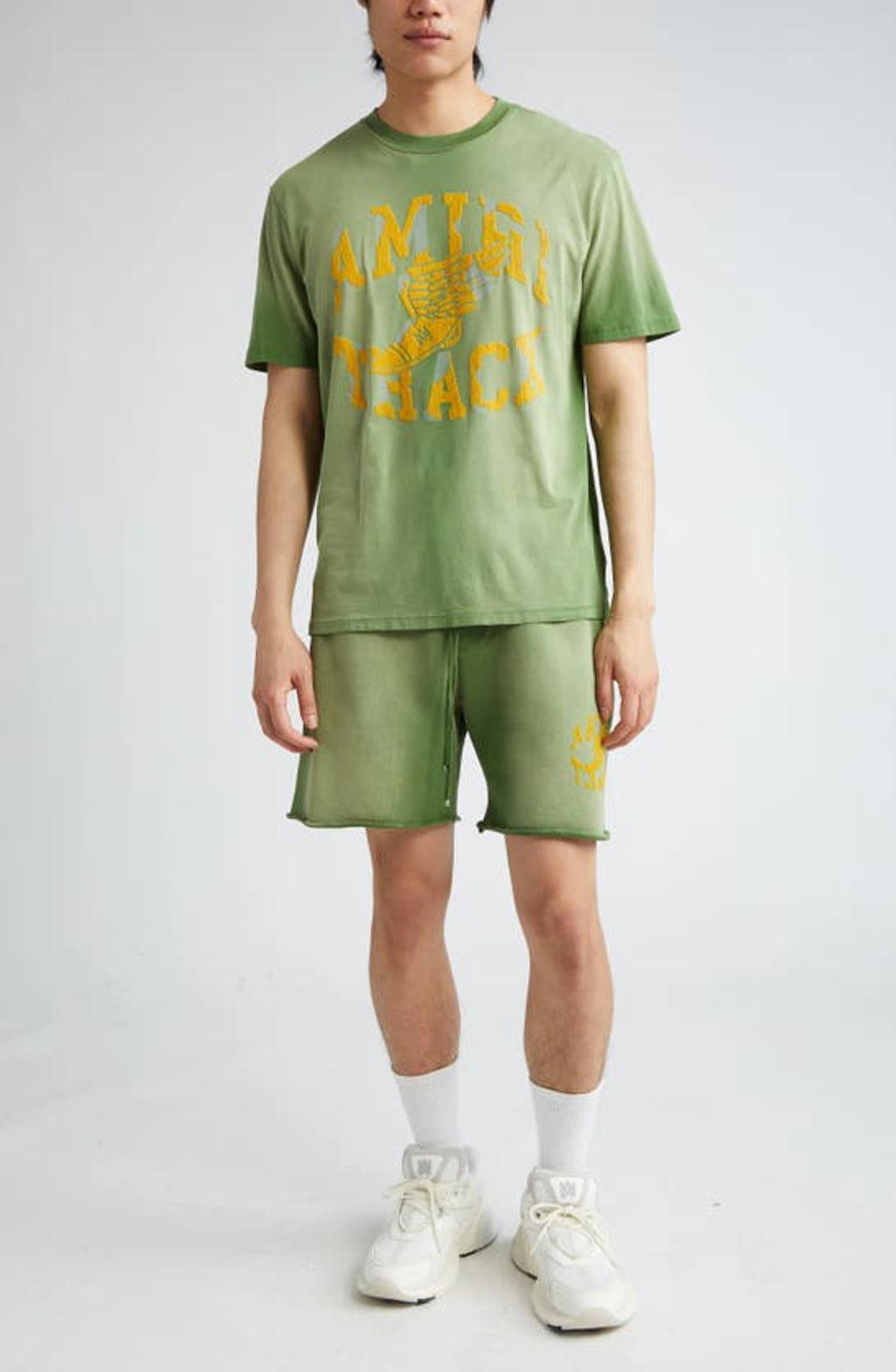 Track Shorts In Green Product Image