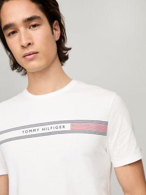 Tommy Stripe Graphic T-Shirt Product Image