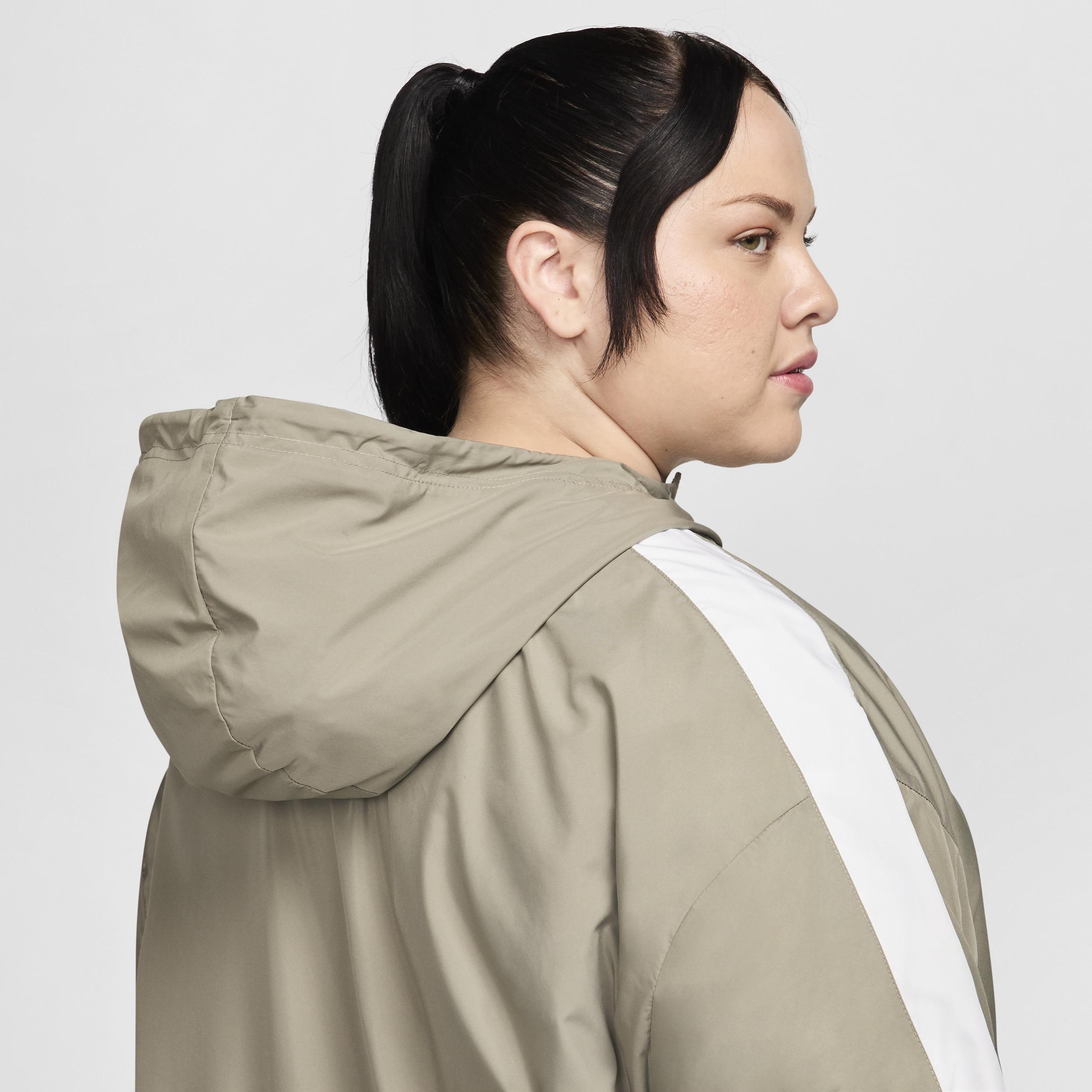 Women's Nike Sportswear Classic Wovens Loose UV Hooded Jacket (Plus Size) Product Image