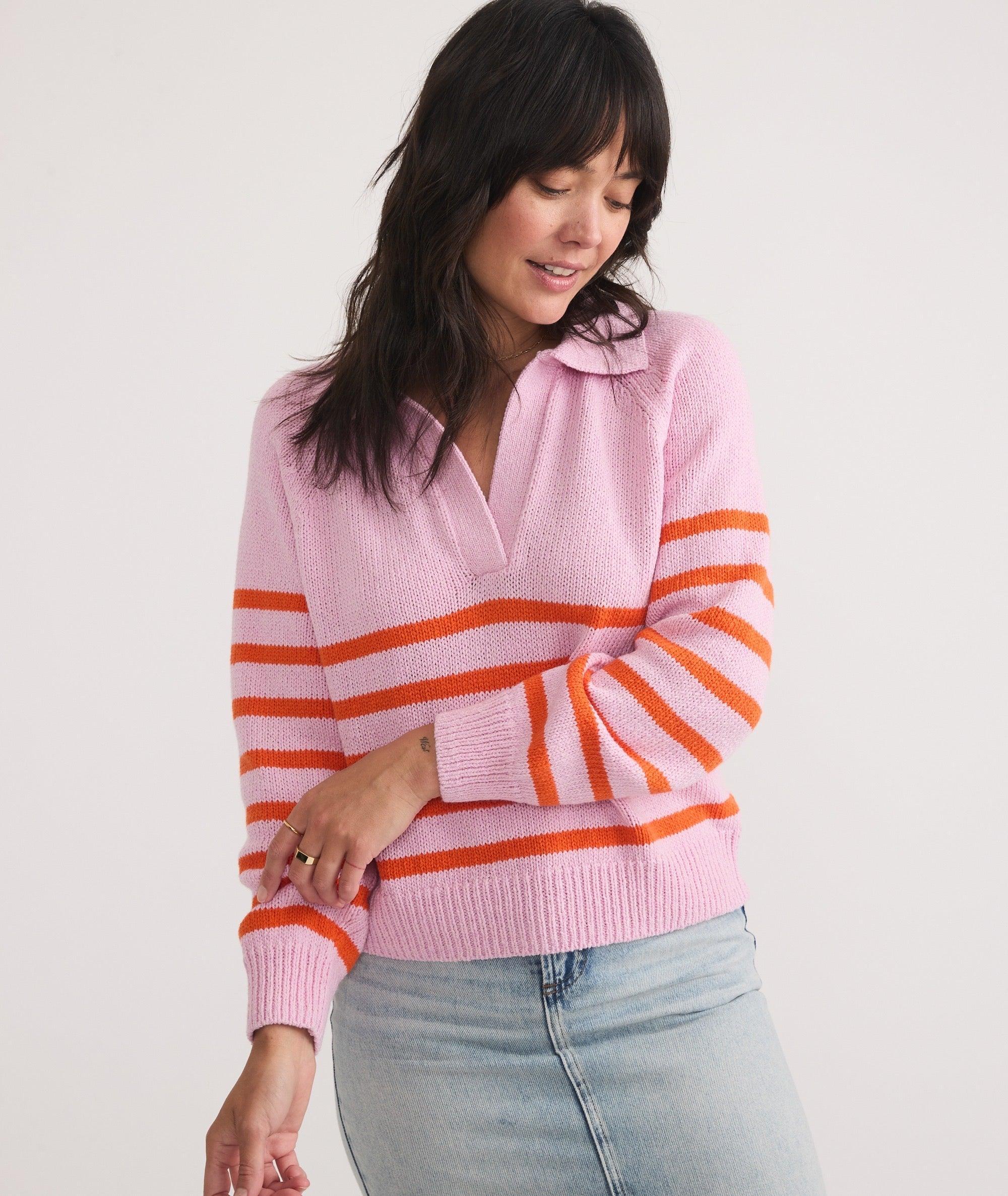 Claire Relaxed Sweater Polo Product Image