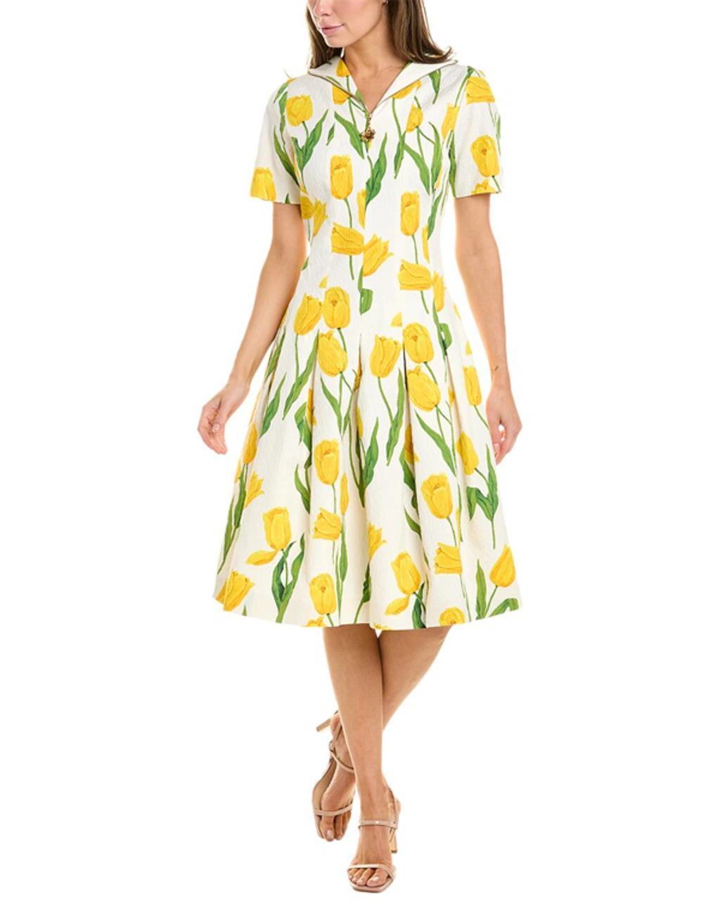 Tulip Dress In White Product Image