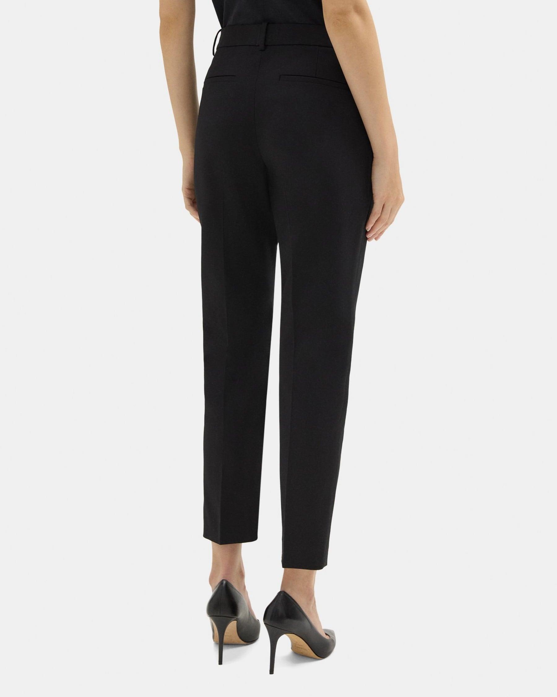 Classic Crop Pant in Cotton-Blend Twill Product Image