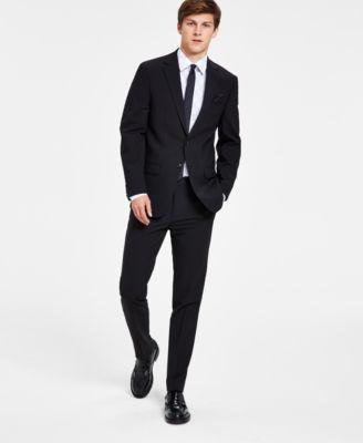 Bar Iii Mens Solid Skinny Fit Wrinkle Resistant Suit Separates Created For Macys Product Image