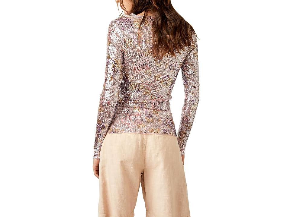 Free People Gold Rush Sequin Top Product Image