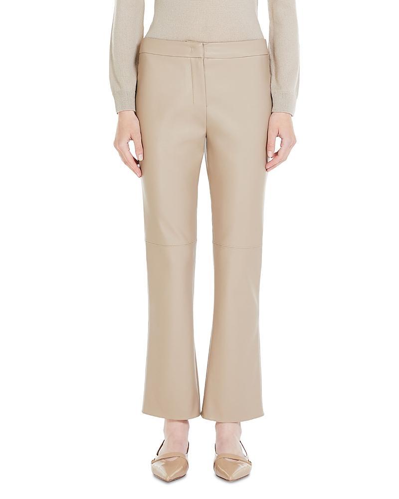 Sublime Faux Leather Kick-Flare Trousers Product Image