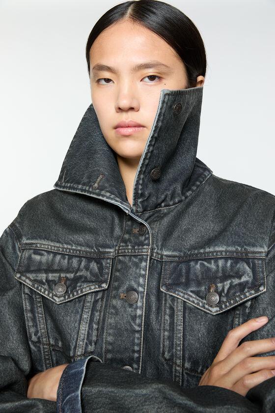 Coated denim jacket Product Image