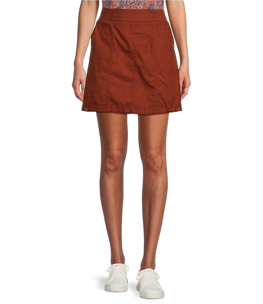 Westbound Mid Rise Bunee Waist Utility Skort Product Image