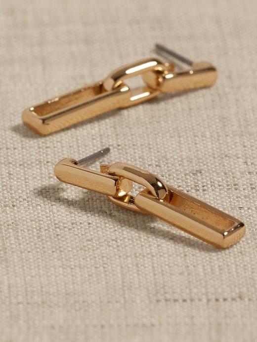 Drop Link Earrings Product Image